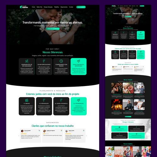 template site de fotografo elementor wordpress