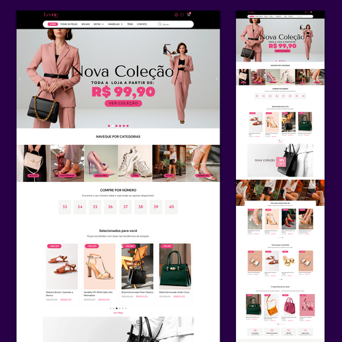 Template Loja Virtual Elementor WooCommerce