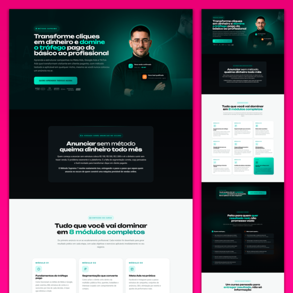 HTML - Landing Page Gestor - Site Para IAs - Templates Descomplicando Sites